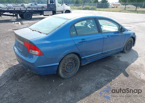 2009 Honda Civic Lx из США, поврежденный, VIN 1HGFA16599L022866